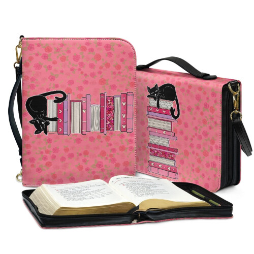 PU Leather Bible Cover with Detachable Strap – Multiple 2