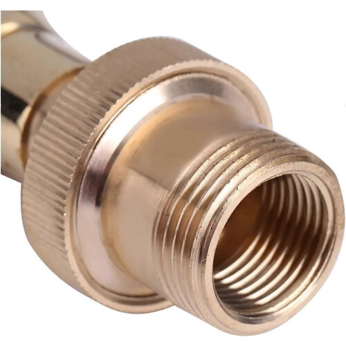 Adjustable Brass Fountain Nozzle with Multiple Spray Patterns for Garden Pond Pool 1/2" 3/4" 2