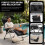 Zero Gravity Chair with Cushion & Pillow - Black 5