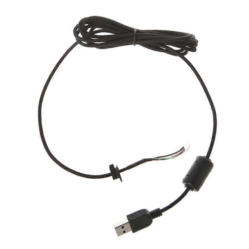 Computer Mouse Replacement Accessories Durable Wear Resistant Black Nylon Braided Line USB Cable for G9 G9X