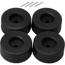 45x18mm Round Plastic Furniture Feet Sofa Couch Legs Furniture Accessories for Cabinet Hardware Pack of 4