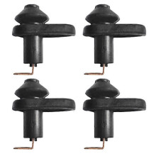 4Pcs High Quality Door Light Switch Universal Car Vehicle Interior Light Lamp Switch Button Black