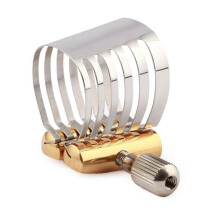 Single Screw Adjust Stainless Alto Saxophone Mouthpiece Ligature Fastener Clip