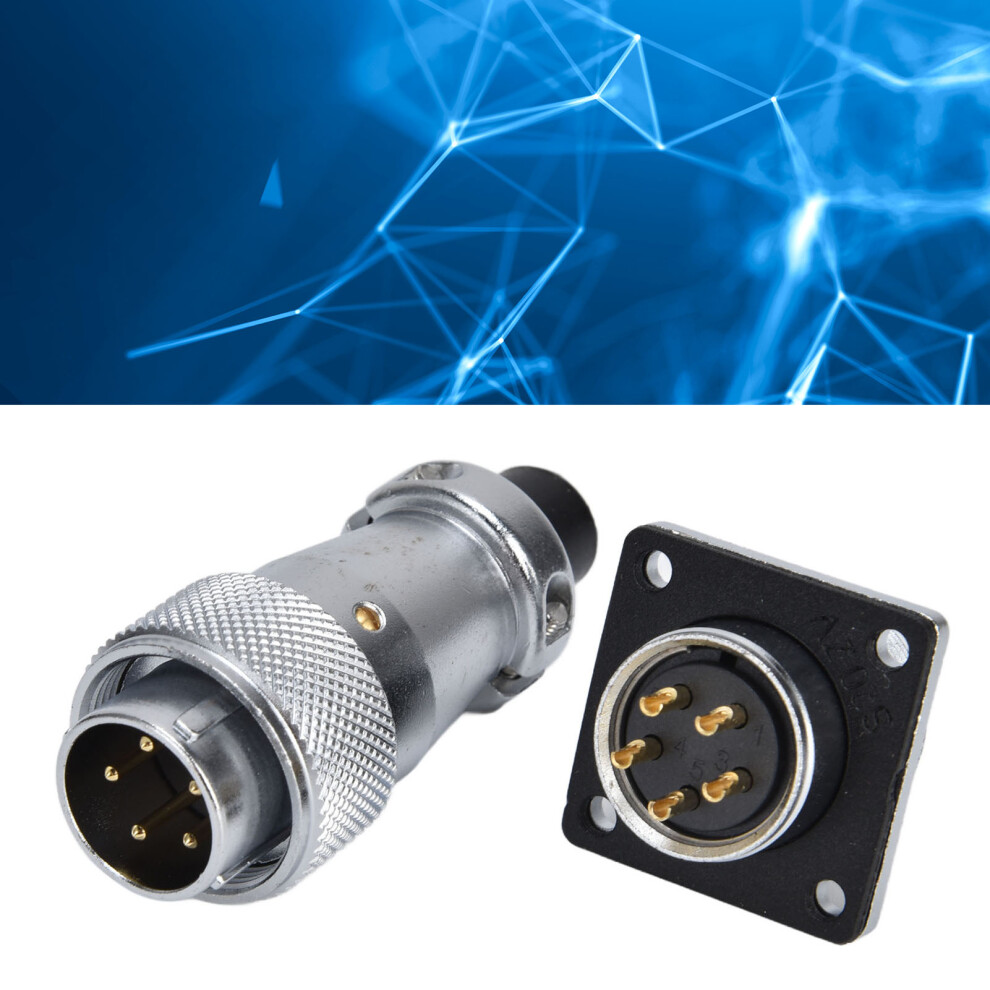Metal 5 Pin Aviation Connector Ws20 Male Female 7806371633600