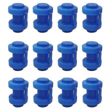 12 Pcs Trampoline Caps 25 Mm,trampoline End Caps For Attaching The Safety Net To The Net Poles Of T