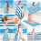 Striped Beach Towel 75x150cm Oversized Thick Colorful 4