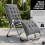 Zero Gravity Chair with Cushion & Pillow - Grey 1