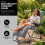 Zero Gravity Chair with Cushion & Pillow - Grey 2
