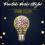 3D Fireworks LED Bulb Multicolor Stained Glass Effect 2