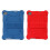 Conjunto com 2 capas para tablet M40P20HD de 10,1 polegadas, em silicone, com suporte ajustável (azul e vermelho). 2