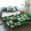 Κουβέρτα Fleece από φανέλα Shamrock 40x50 ίντσες, πράσινη καρό 2