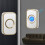 Wireless Doorbell IP44 Weatherproof 200m Range 60 Chimes 4