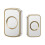 Wireless Doorbell Battery Operated 1200FT 1 Button 2 Chimes 2