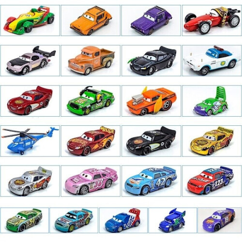 Αυτοκίνητα Disney Pixar3rd Lot Χύμα Lightning McQueen1:55Χυτό Μοντέλο Αυτοκινήτου Παιχνίδια ATV 2