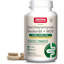 Formule Jarrow Saccharomyces Boulardii Probiotics + Mos 5 miliardi di lievito probiotico CFU per supporto per la salute intestinale integratori per l