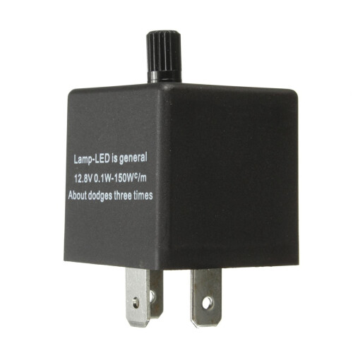 Ρυθμιζόμενο ρελέ φλας αυτοκινήτου 12V3Pin LED για ένδειξη φλας 2