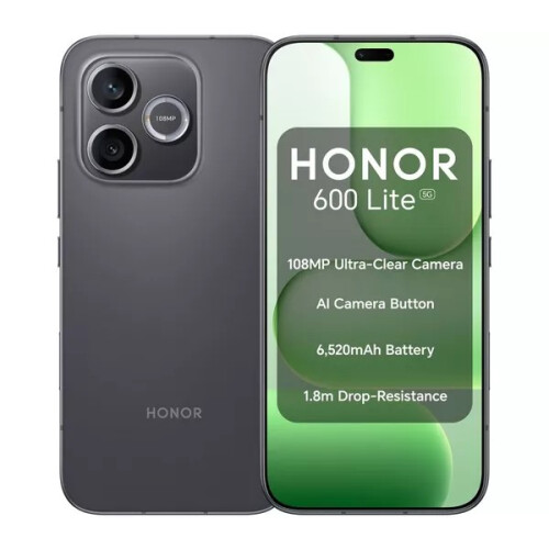 Honor HONOR 600 Lite 5G  8GB RAM 256GB ROM - Black