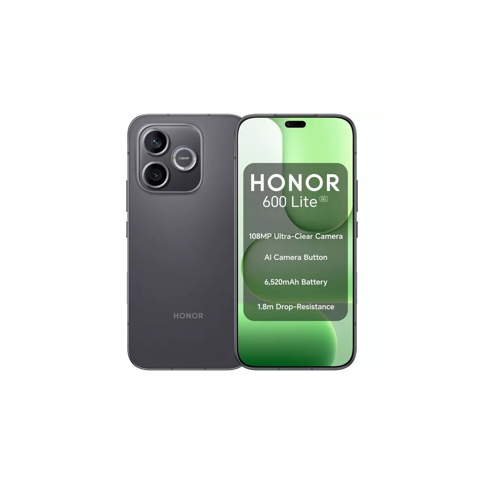 Honor 600 Lite 5G 8Gb Ram 256Gb Rom - Black