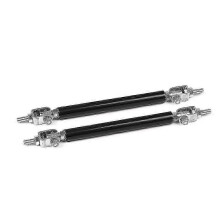 Stainless Steel Bumper Lip Adjust Front Strut Splitter Rod Tie Support Bars 100MM 150MM 200MM