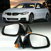unique For BMW F32 428i 435i 440i 2015 2016 2017 2018 2019 2020 1 Pair 5 Pin White Painted Heated Memory Power Fold Mirror Assembly