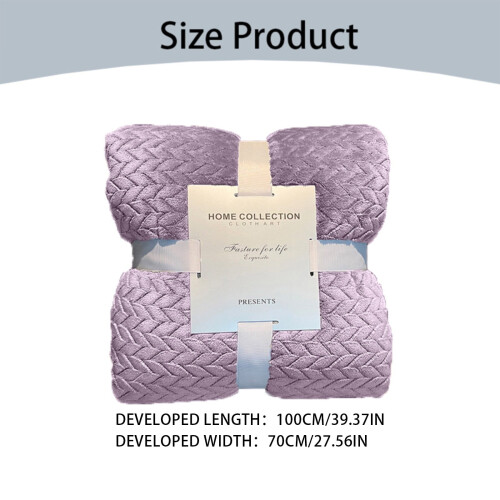 Warm Wool Blanket Soft Plush 150x200 cm 2