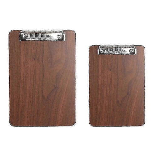 2pcs Wooden Menu Board Clip Kitchen Restaurant Menu Holder Menu Clipboard A4+a5