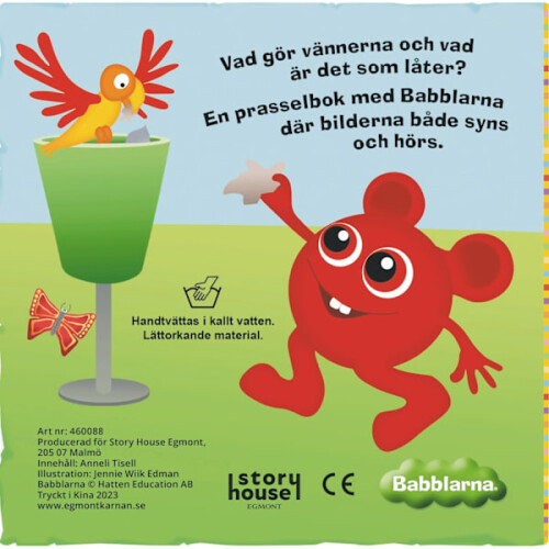 Babblarna Rattle Βιβλίο Κουδουνίστρα με πολύχρωμη Babblarna 1