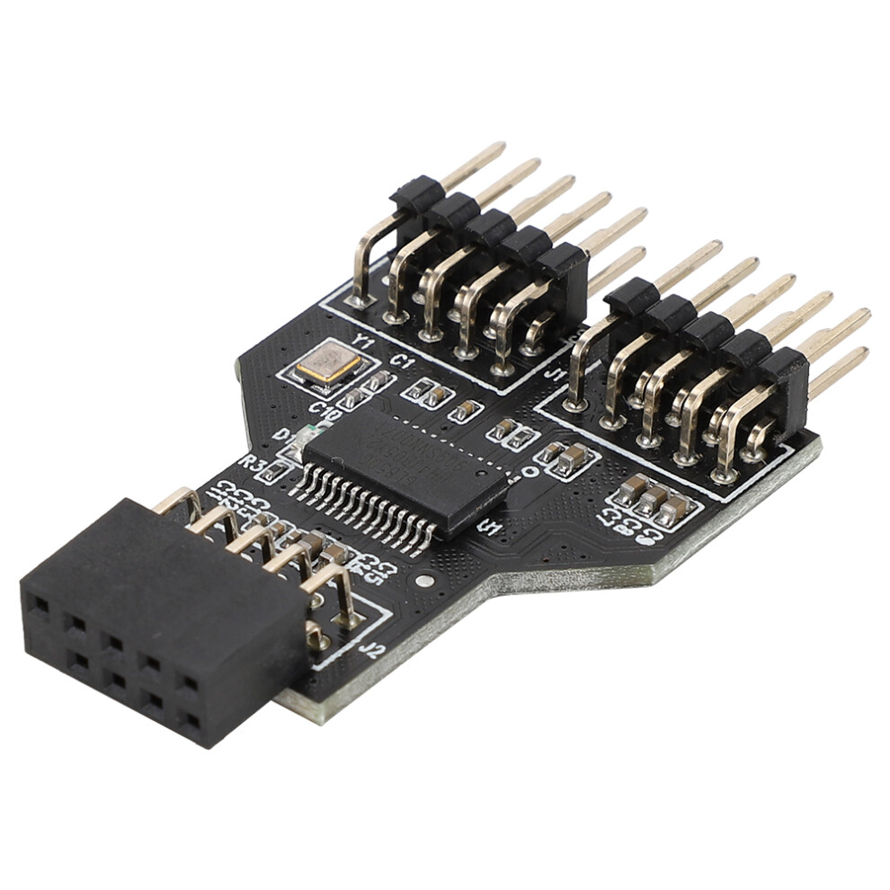 9Pin To Dual 9Pin Usb2.0 Hub Expansion Card 7806371620839