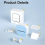 Print Pod stickerprinter, mini-zakprinter, inktloze stickerprinter, draagbare mini-thermische printer met printpapier 3
