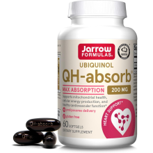 Jarrow Formulas, Ubiquinol, QH-Absorb, Max Absorpce, 200 mg, 30 Softgels