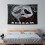 Ταπισερί ταινίας Scream3*5FT αστεία ταπετσαρία τοίχου που παραδίδει τραγουδιστή 5