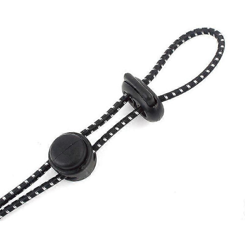 2 Pcs Adjustable Hiking Pole Attachment, Elastic Rope Buckle for Walking Sticks & Backpack Straps 2
