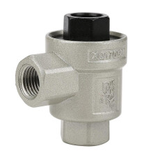 Snelontluchtingsregelklep met G1/4 schroefdraad van aluminiumlegering voor pneumatische cilinders