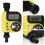 Automatic Watering Timer with Intelligent Scheduling, Yellow Sprinkler Controller for Garden Faucets 1