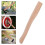 Wooden Replacement Handle for Garden Tools, 38cm Light Yellow, 5-Pack 2