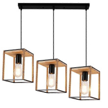 Vintage Industrial Pendant Light 3 Way Hanging Retro Lamp LED Ceiling Lights