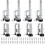 Workbench leveling feet - 8 pieces heavy duty adjustable 1