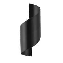 10W Spiral Waterproof Wall Light - Black Warm White - 16pcs/Carton