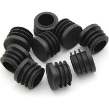 20 Pcs 28mm Black Plastic Plugs, Black Round Tube Covers, Inner End Caps for Chairs Desks Tables Foot Furniture Pipe