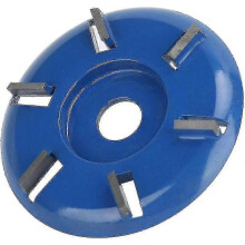 Stump Remover Angle Grinder Disc with 6 Teeth for Wood Carving, Flat Blade Tools