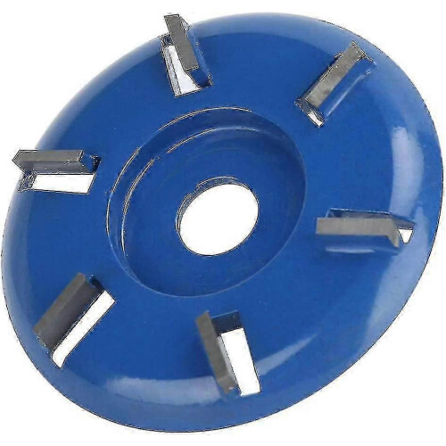 Stump Remover Angle Grinder Disc with 6 Teeth for Wood Carving, Flat Blade Tools