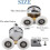 Shower door roller, 4 double rollers 1