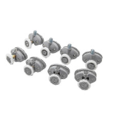 8 Pcs 25mm Nylon Pop Up Pulley Runner Wheel Shower Cabin Sliding Glass Door