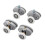 ABS Plastic Shower Door Runner Wheels for Bathroom Cabin 1