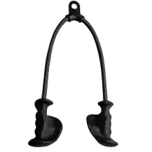 Ergonomic Triceps Rope Pull Down Rubber Grip Gym Strength Training Cable