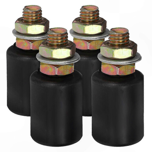 Nylon Wheel Pulley Rails with Guiding Rollers for Sliding Gates - 4 Pack Replacement Rollers