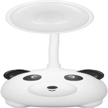 Lampe de bureau LED pour enfants, bras flexible, base panda, batterie rechargeable USB 600 mAh pour étudier
