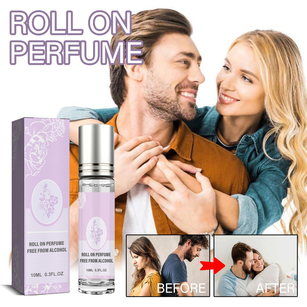 Pink (Pink) Females Attract Males With Oil Roller Perfume Men And Women Dating Perfume Lasting Fragrancy 10Ml