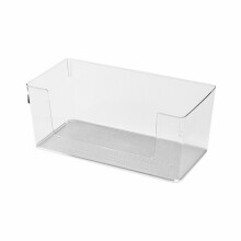 Sonderangebot! Lssam Vorratsdosen, moderne, breite Kunststoff-Organizer-Körbe mit offener Vorderseite für Küche, Speisekammer und Schrank –