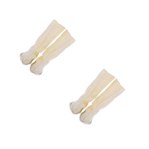 2Pairs Light Yellow Boot Liners for Rain Boots Warm Plush Sock Liners